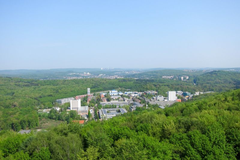 Saarland University in Saarbrücken's forest