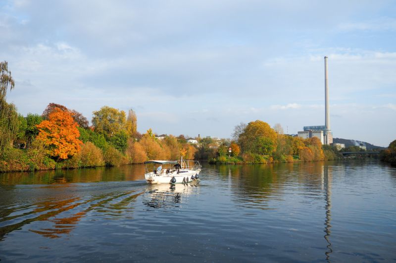 Saar river in Saarbrücken